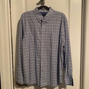 Nautical XL Blue & Gray checkered dress shirt